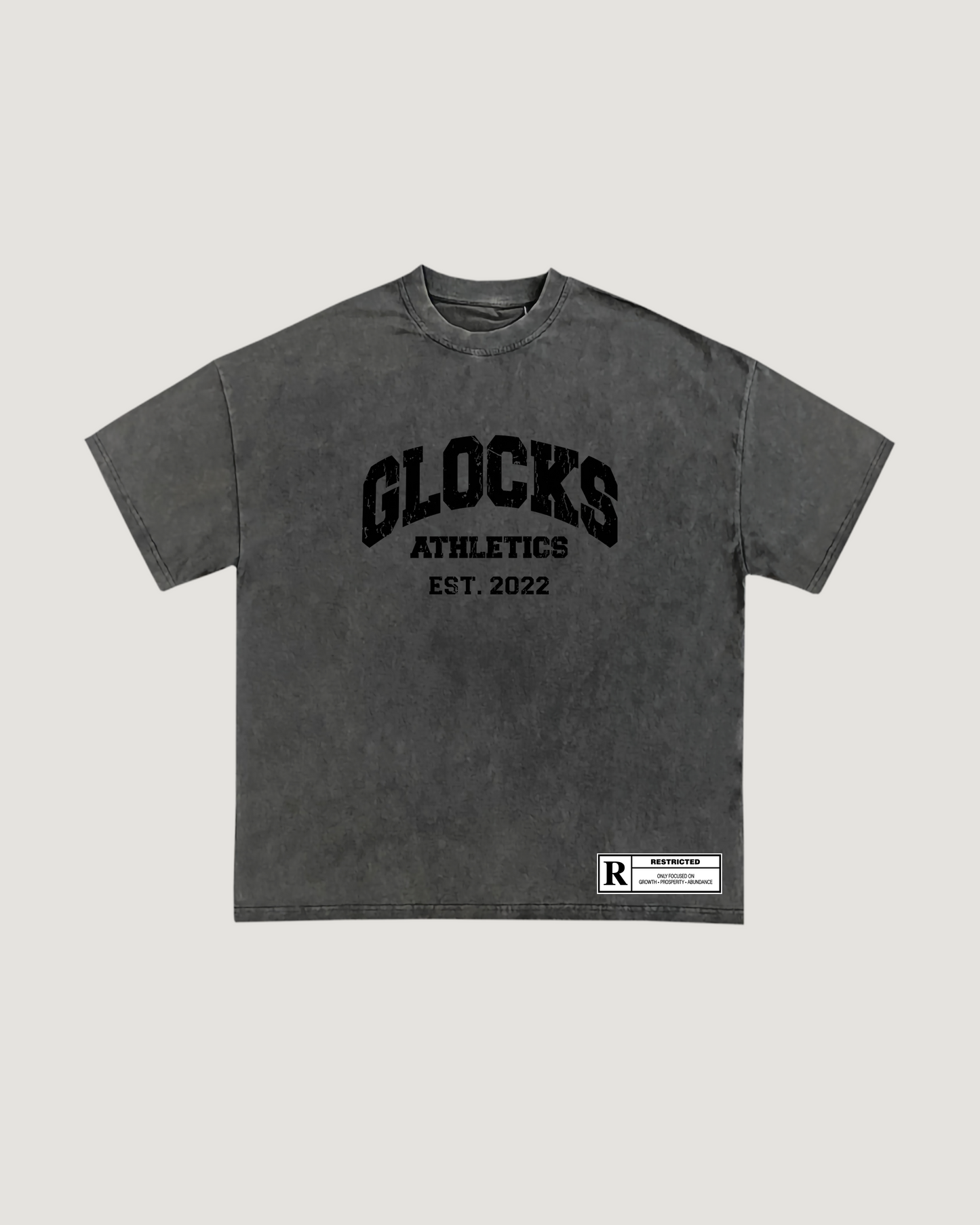 GRAY “RESTRICTED” TEE