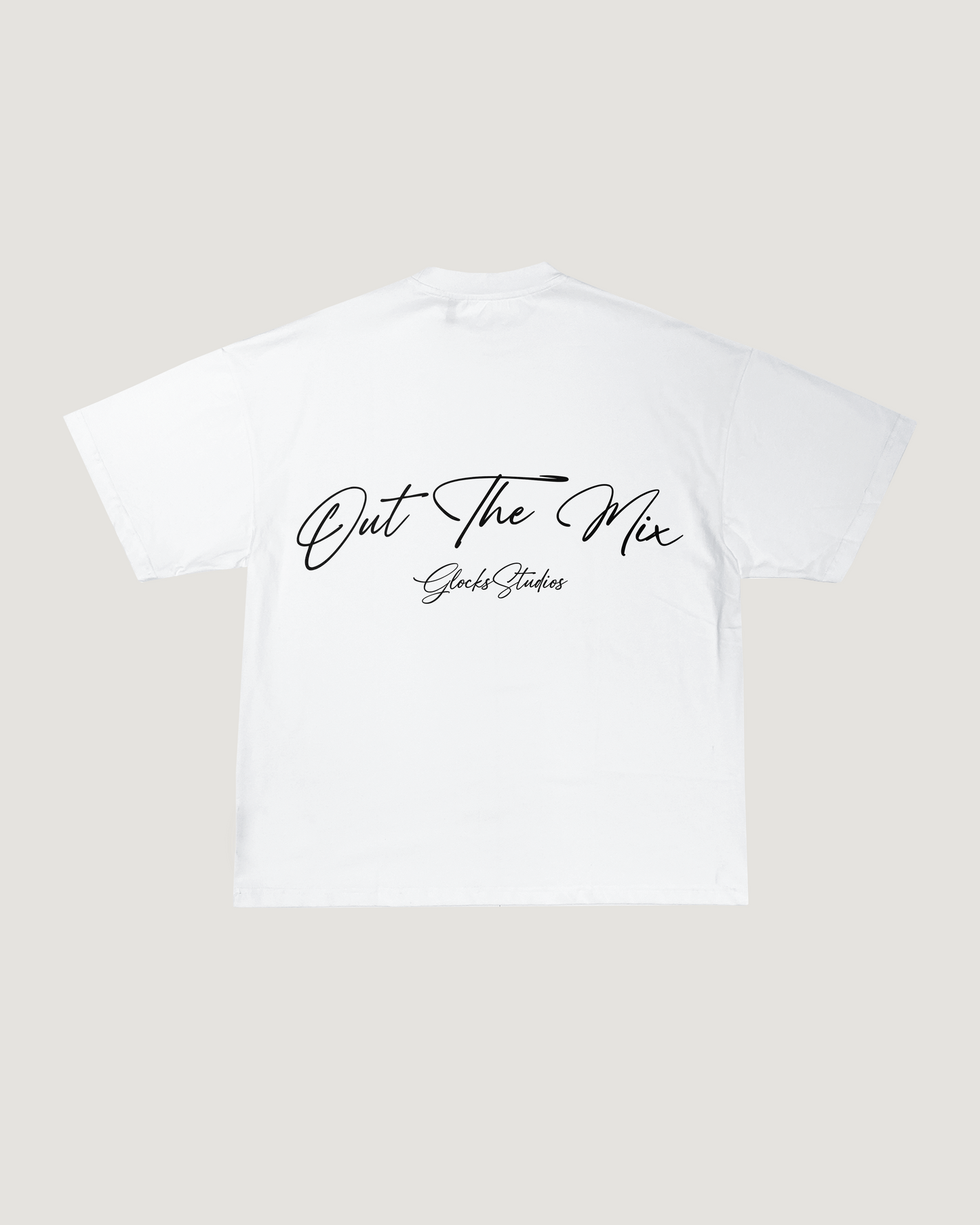 WHITE “OUT THE MIX” TEE