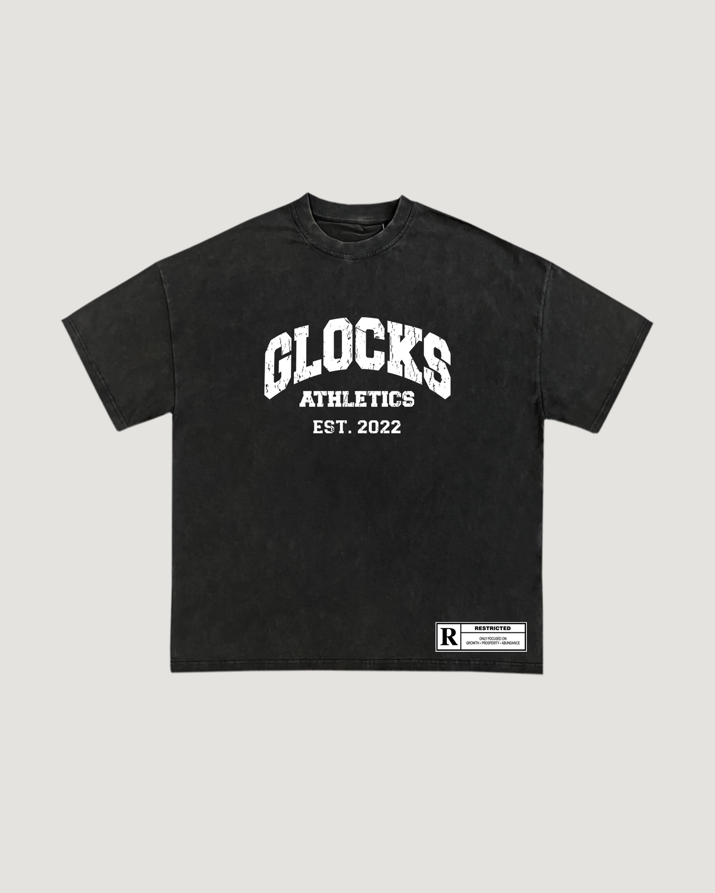 BLACK “RESTRICTED” TEE