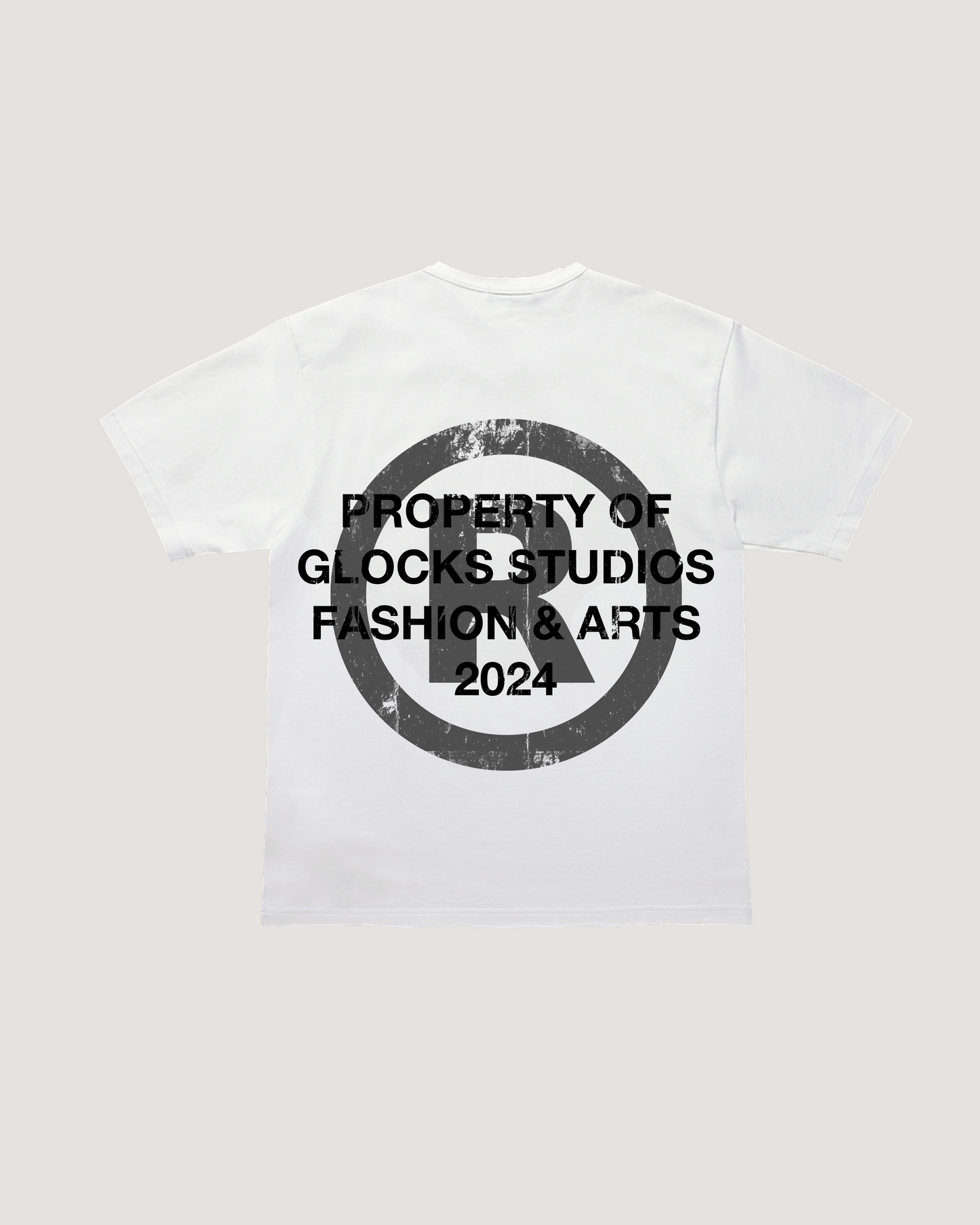 WHITE “FASHION & ARTS” TEE